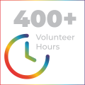 400+ volunteer hours