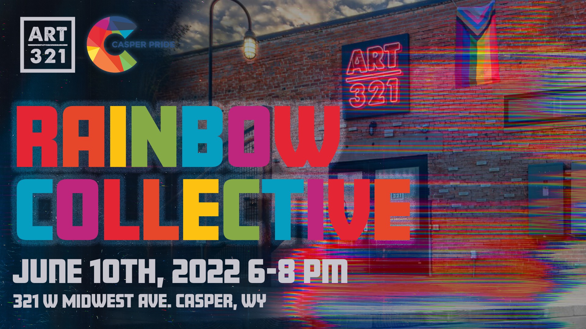 rainbow collective event poster